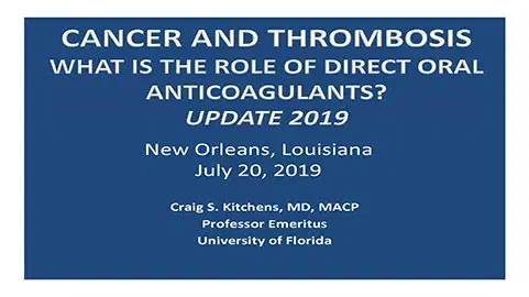DOACs in Cancer