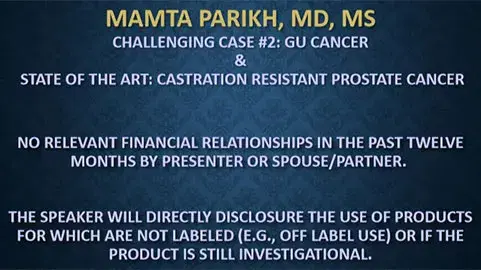 GU Cancer Case