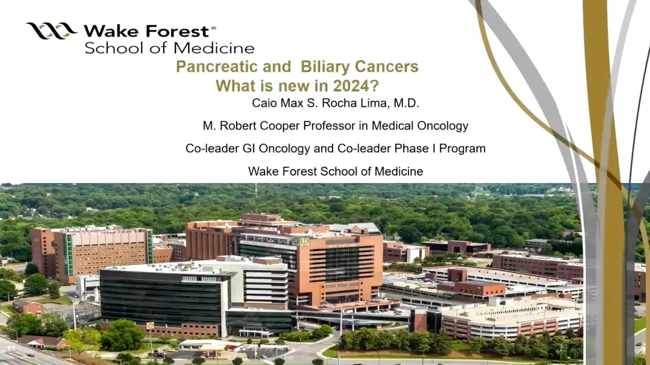 2025 MCM | After ESMO 2024: What Novel Therapies Are in Use and on Development for Pancreas and Biliary Cancers? 