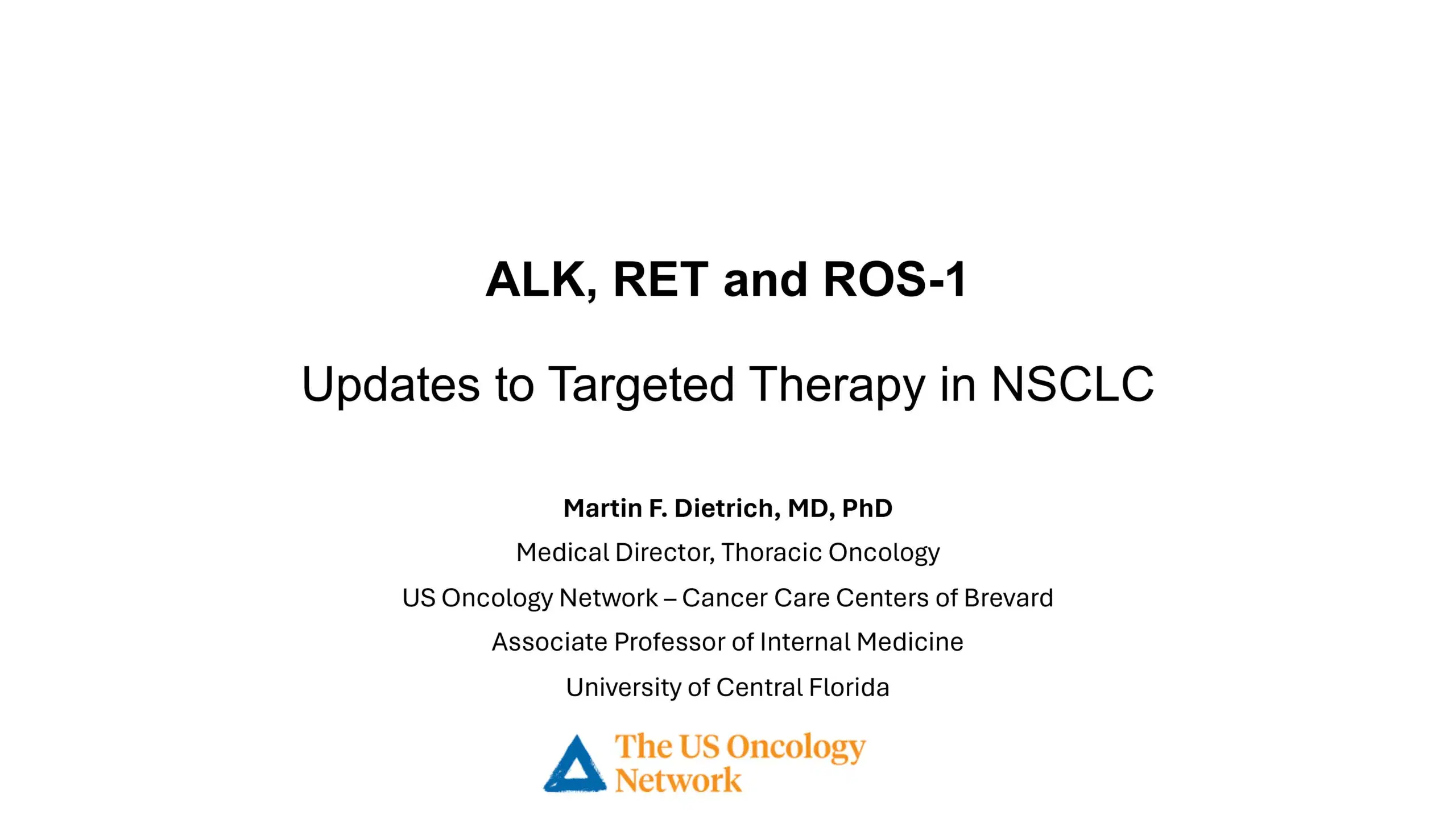 2024 WCS | ALK, ROS-1 and RET