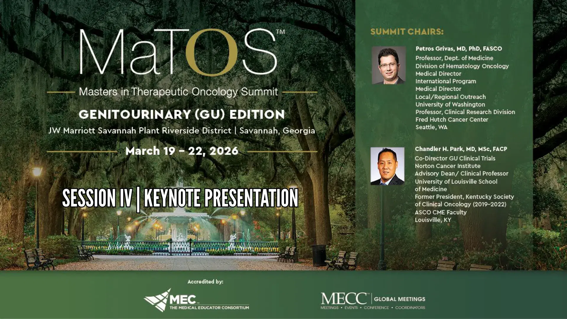 2026 MaTOS GU | Session IV | Keynote Presentation
