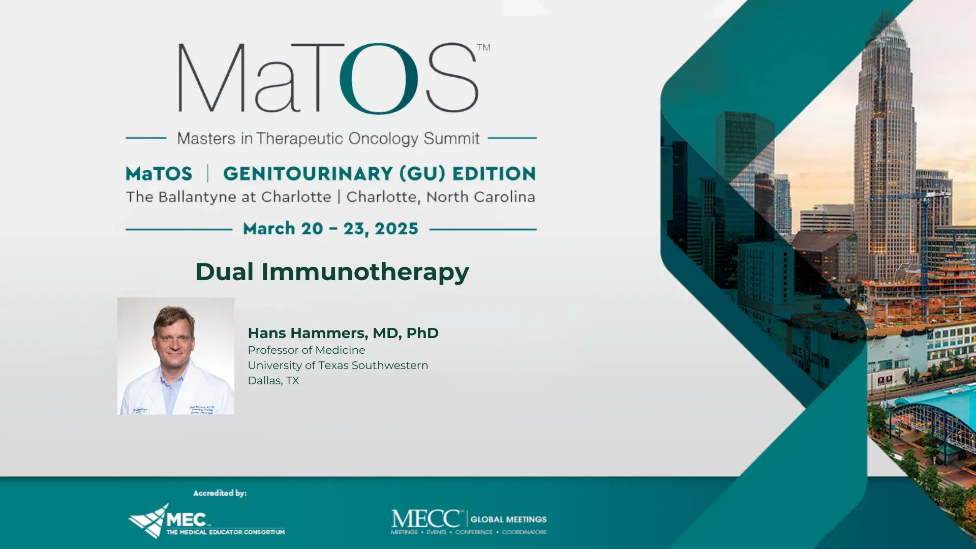 2025 MaTOS GU | Dual Immunotherapy