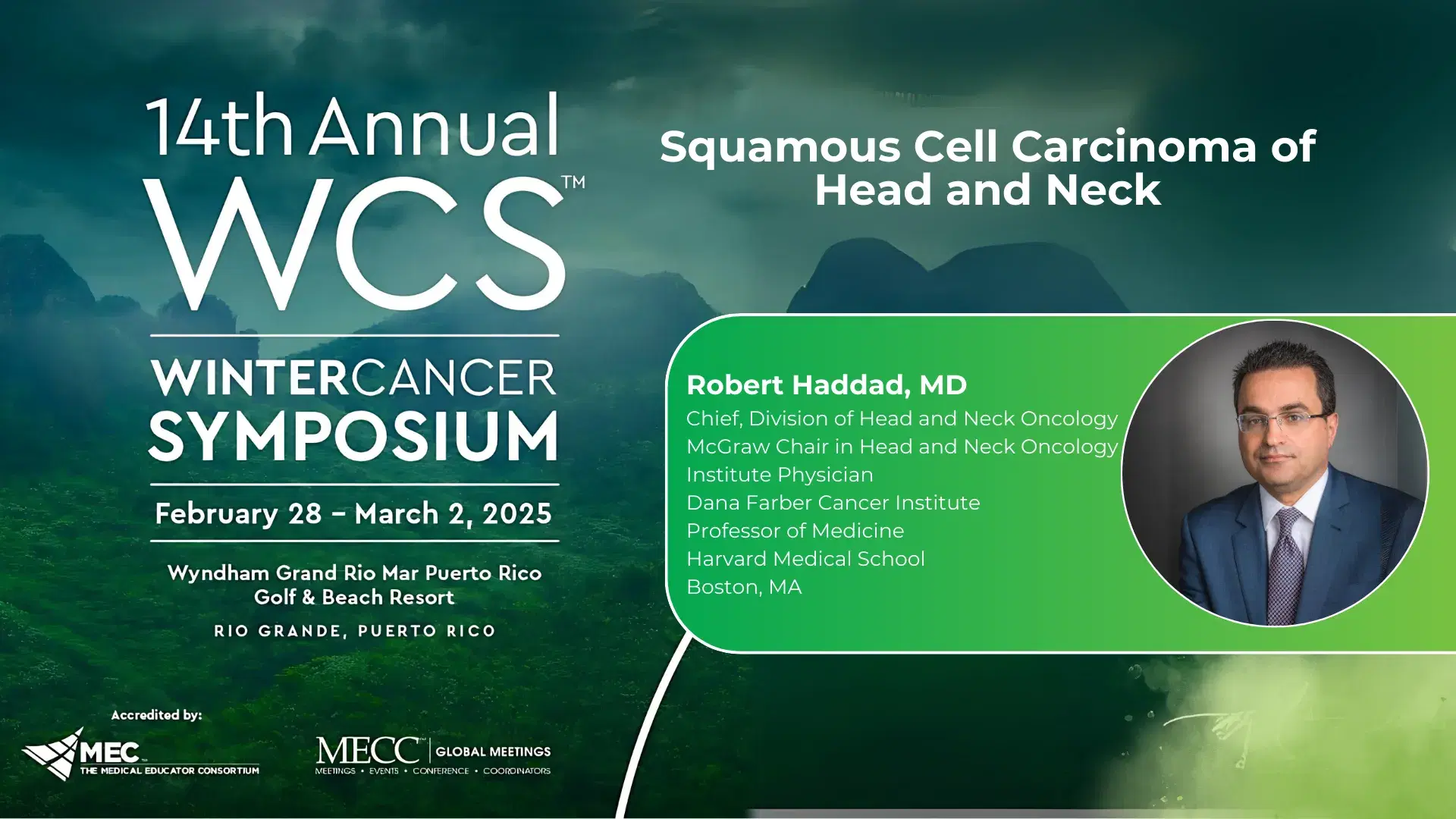 2025 WCS | Squamous Cell Carcinoma of Head and Neck