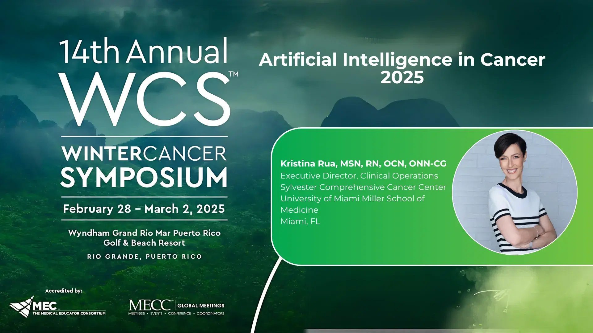 2025 WCS | Artificial Intelligence in Cancer 2025