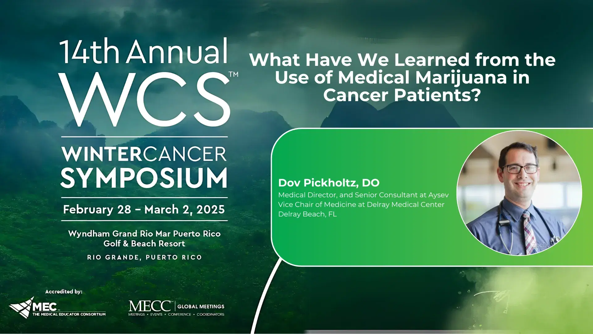 2025 WCS | Marijuana in Cancer Patients?