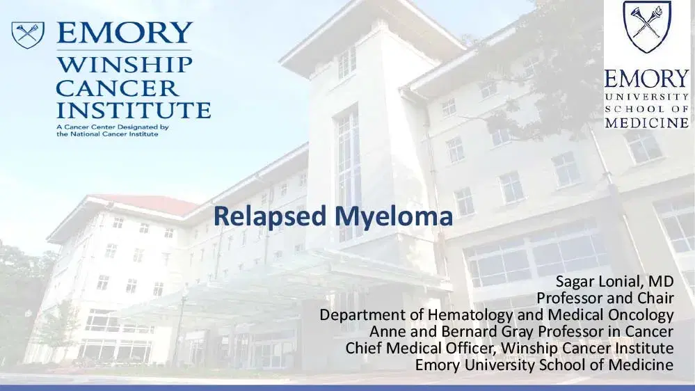 2025 MCM | Updates in relapsed/refractory Multiple Myeloma