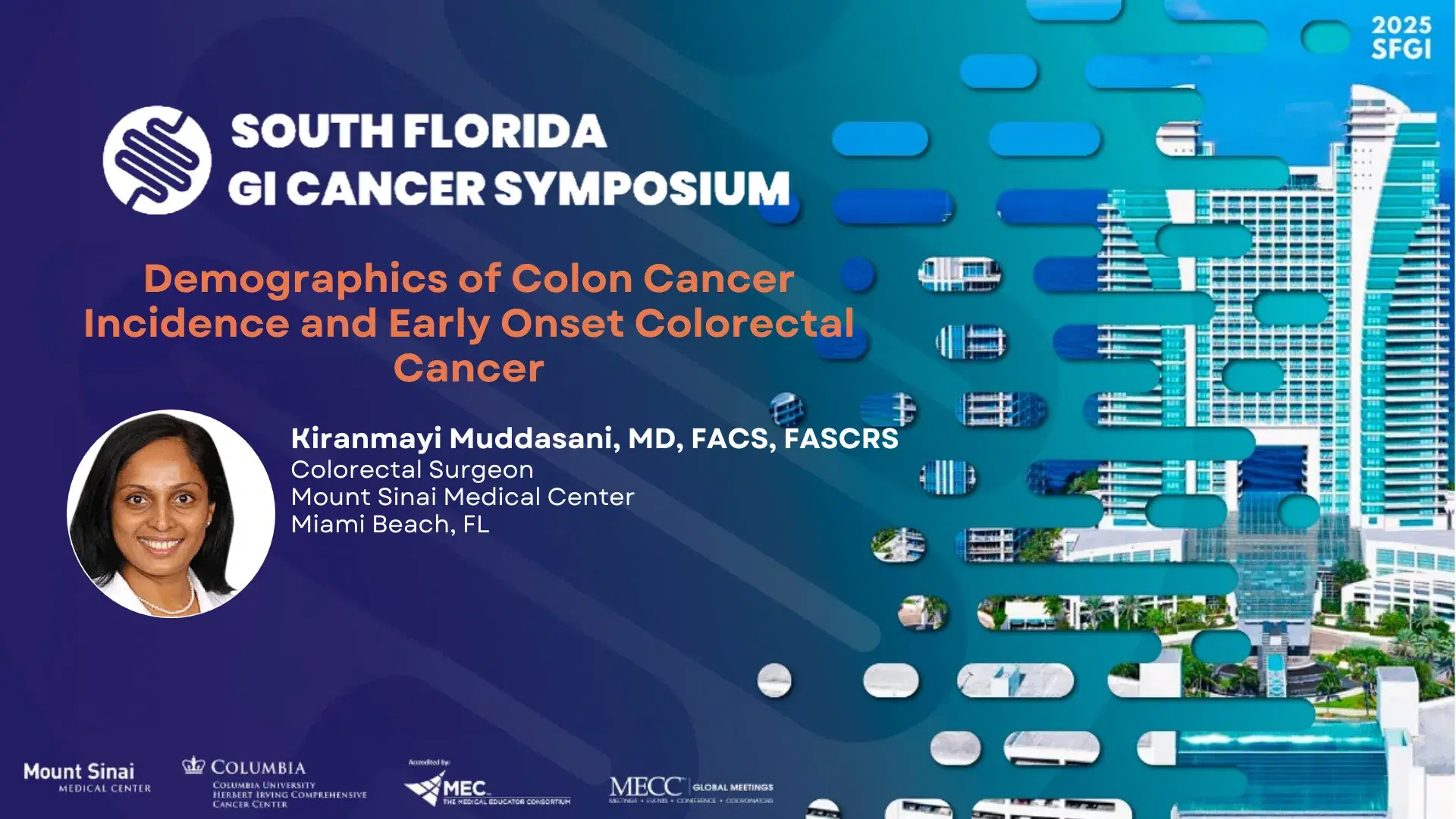 2025 SFGI | Demographics of Colon Cancer Incidence and Early Onset Colorectal Cancer