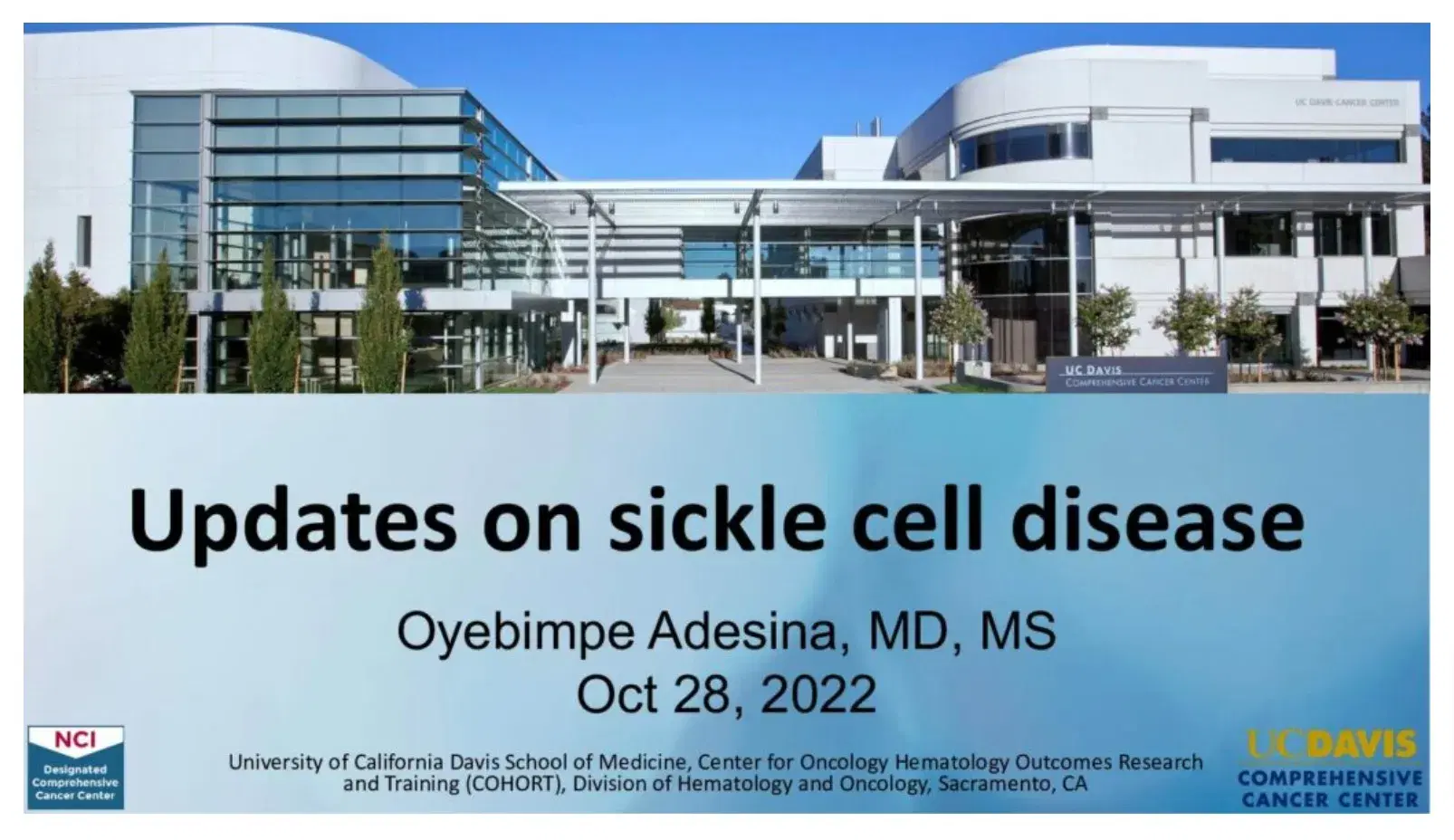 2022 AIO | Update on Sickle Cell Anemia and Hemoglobinopathies
