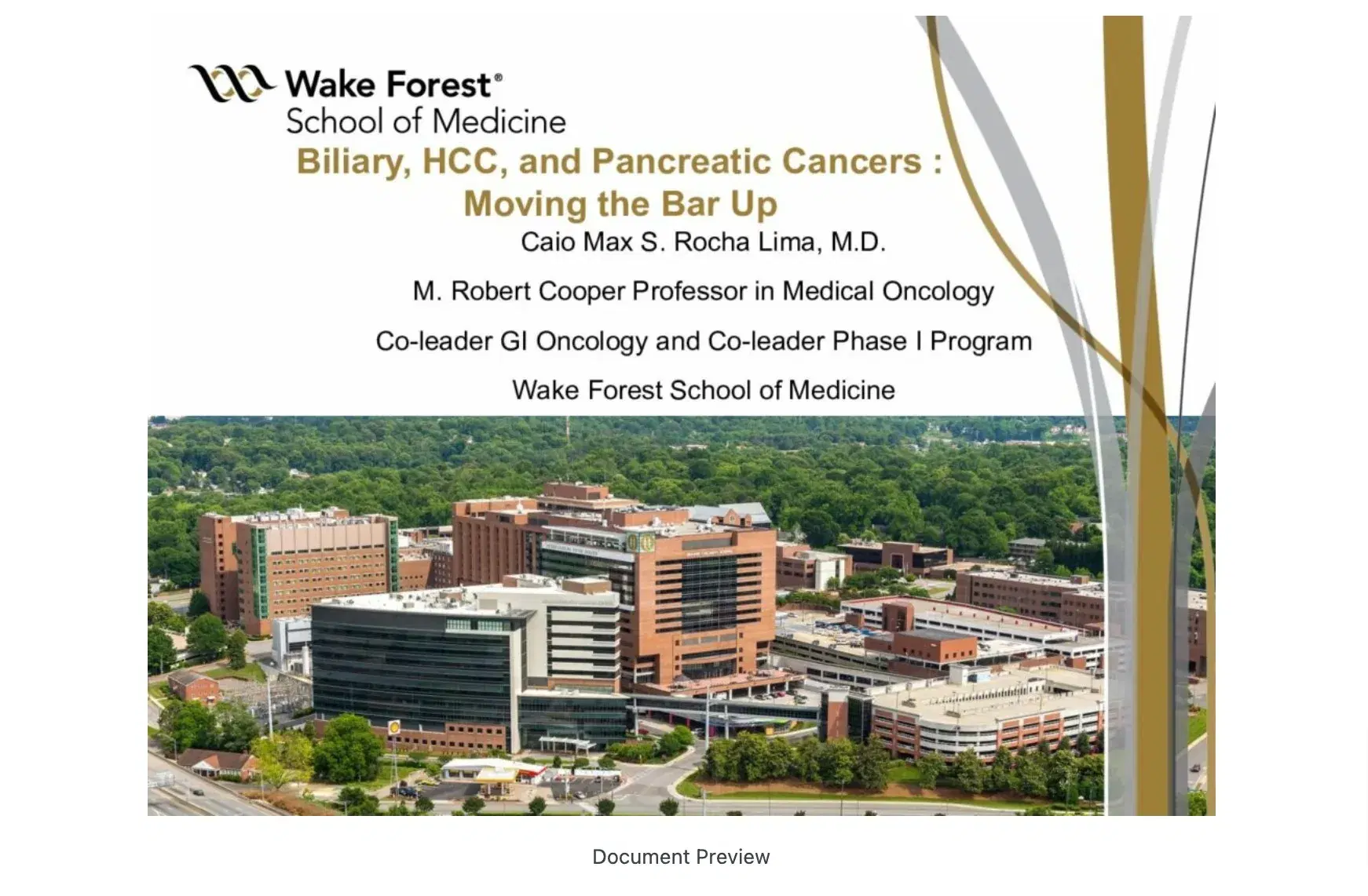 2022 NOSCM | Cholangiocarcinoma/Hepatocellular & Pancreas Cancer