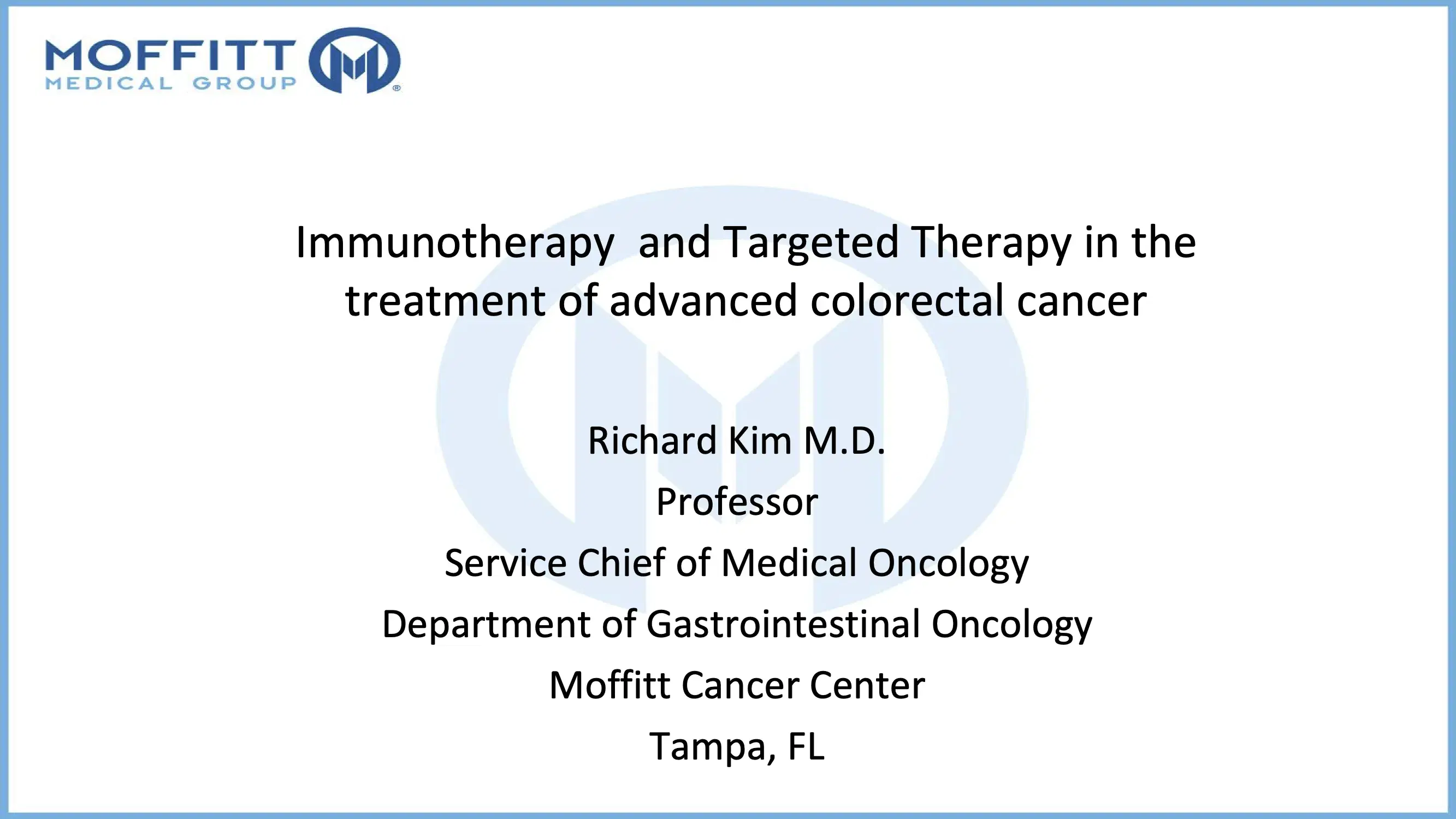 2022 MCM | Metastatic Colorectal Cancer Therapy