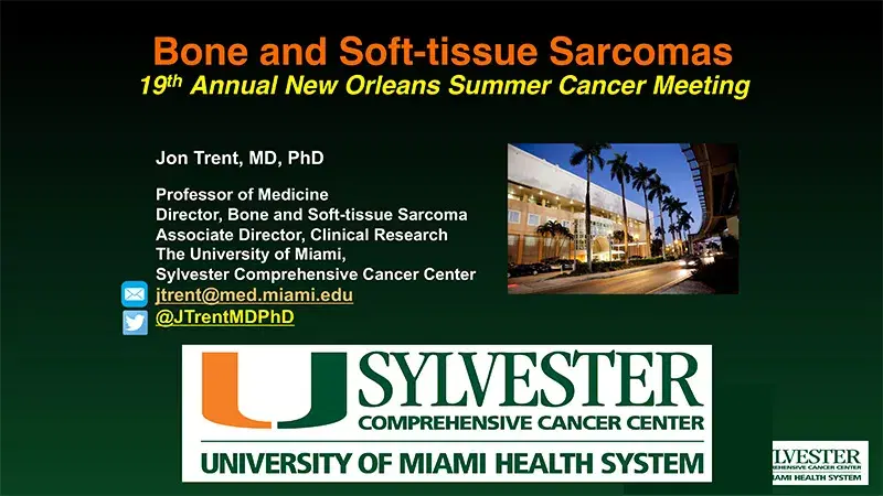 2024 NOSCM | Soft Tissue and Osteosarcomas: Novel Advances in 2024