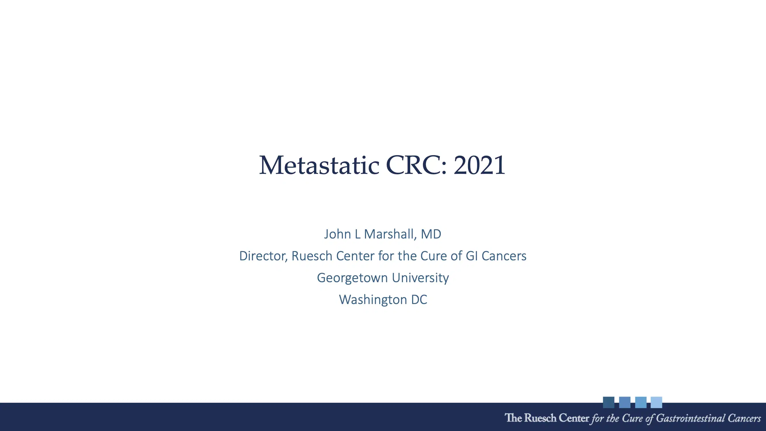 2021 UCT | What is New in Colorectal Cancer
