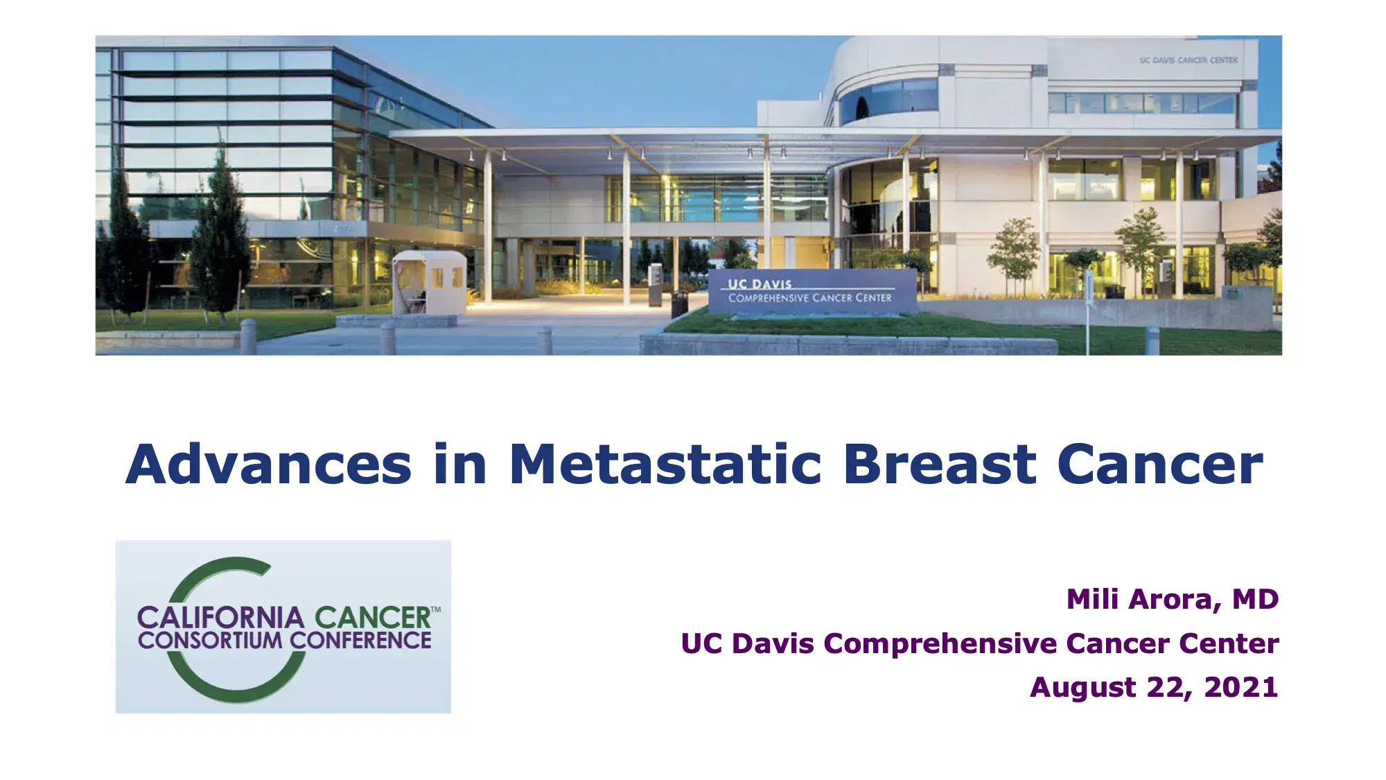 2021 CCC | Advances in Metastatic Breast Cancer