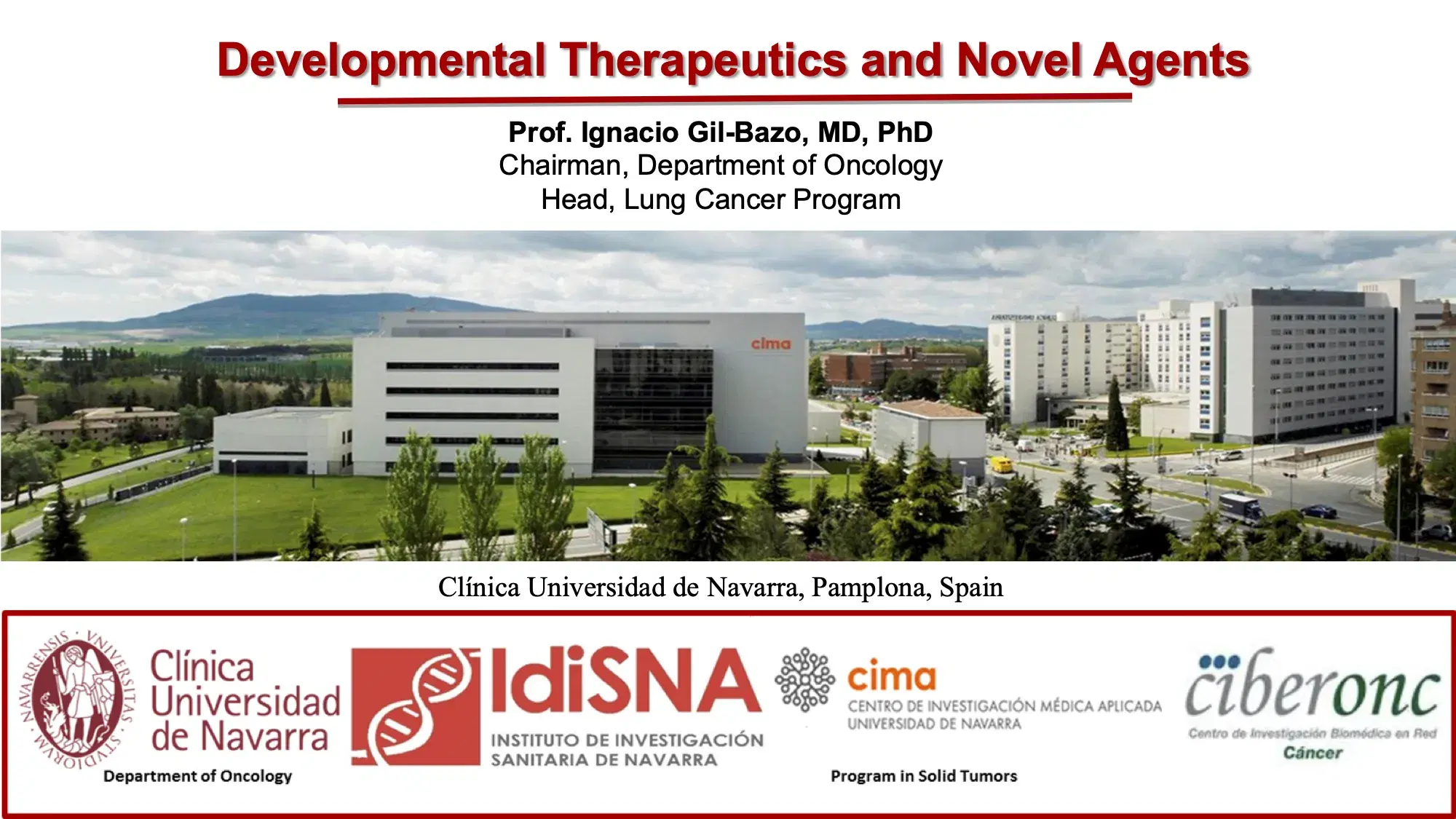 Developmental Therapeutics and Novel Agents