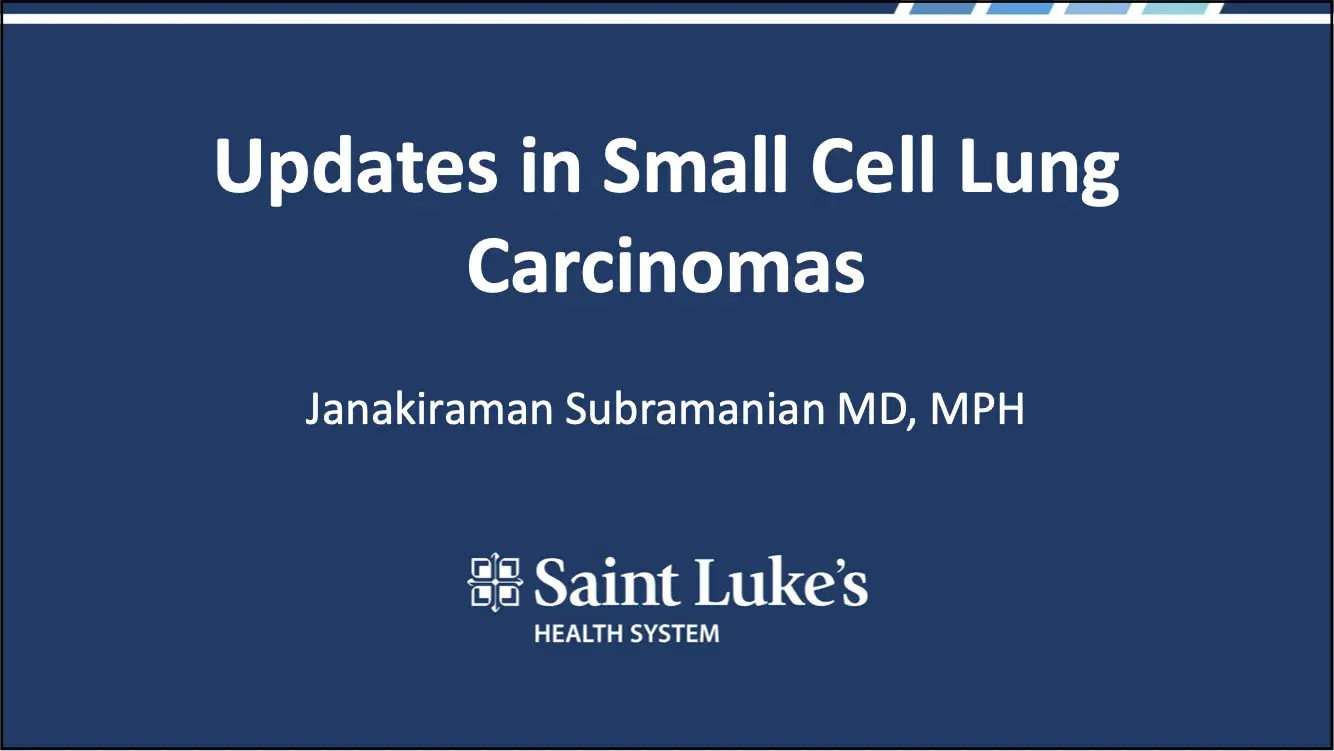 Small Cell and Neuroendocrine Carcinoma of The Lung