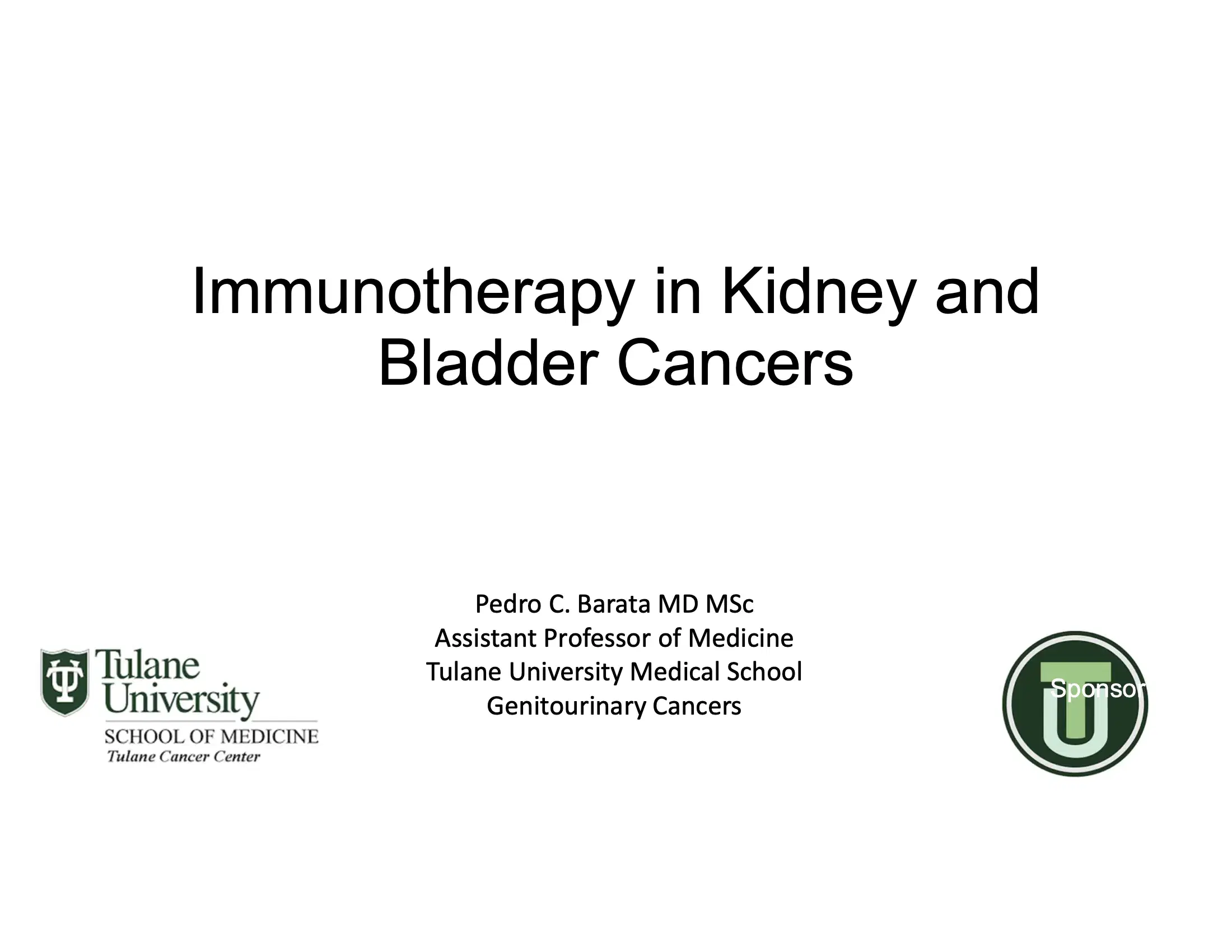 Bladder and Kidney Cancers