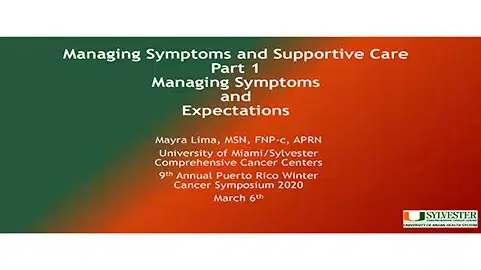 Managing Expectations-Goals of Care & Family Support