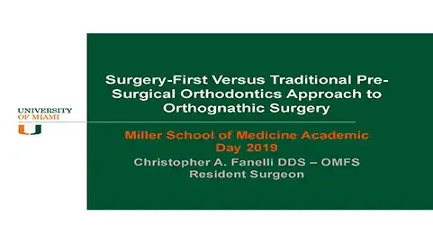 Surgery-First Versus Traditional Pre-Surgical Orthodontics Approach to Orthognathic Surgery