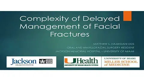 Complexity of Delayed Management of Facial Fractures