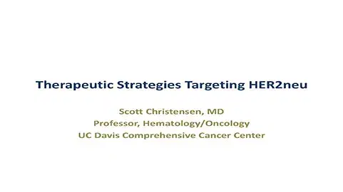 Therapeutic Strategies Targeting HER2 (ERBB2)