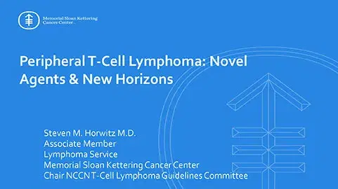 T-Cell NHL - Novel Agents & New Horizons