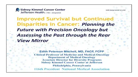 Cancer Care Disparities