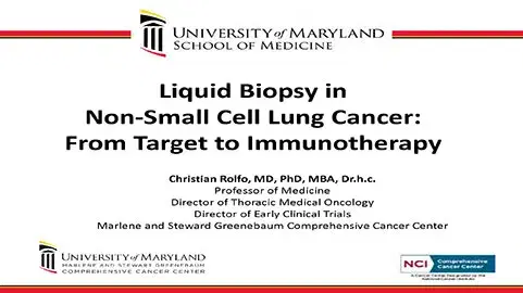 Liquid Biopsy in Oncology