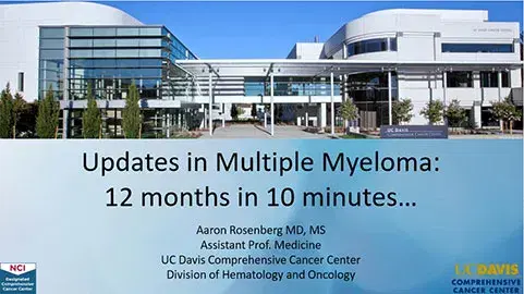Updates in Multiple Myeloma 12 months in 10 minutes