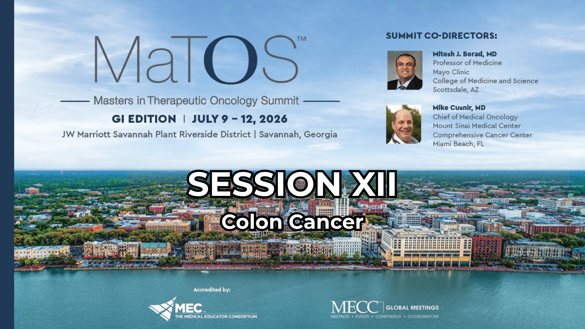 2026 MaTOS GI | Session XII | Colon Cancer
