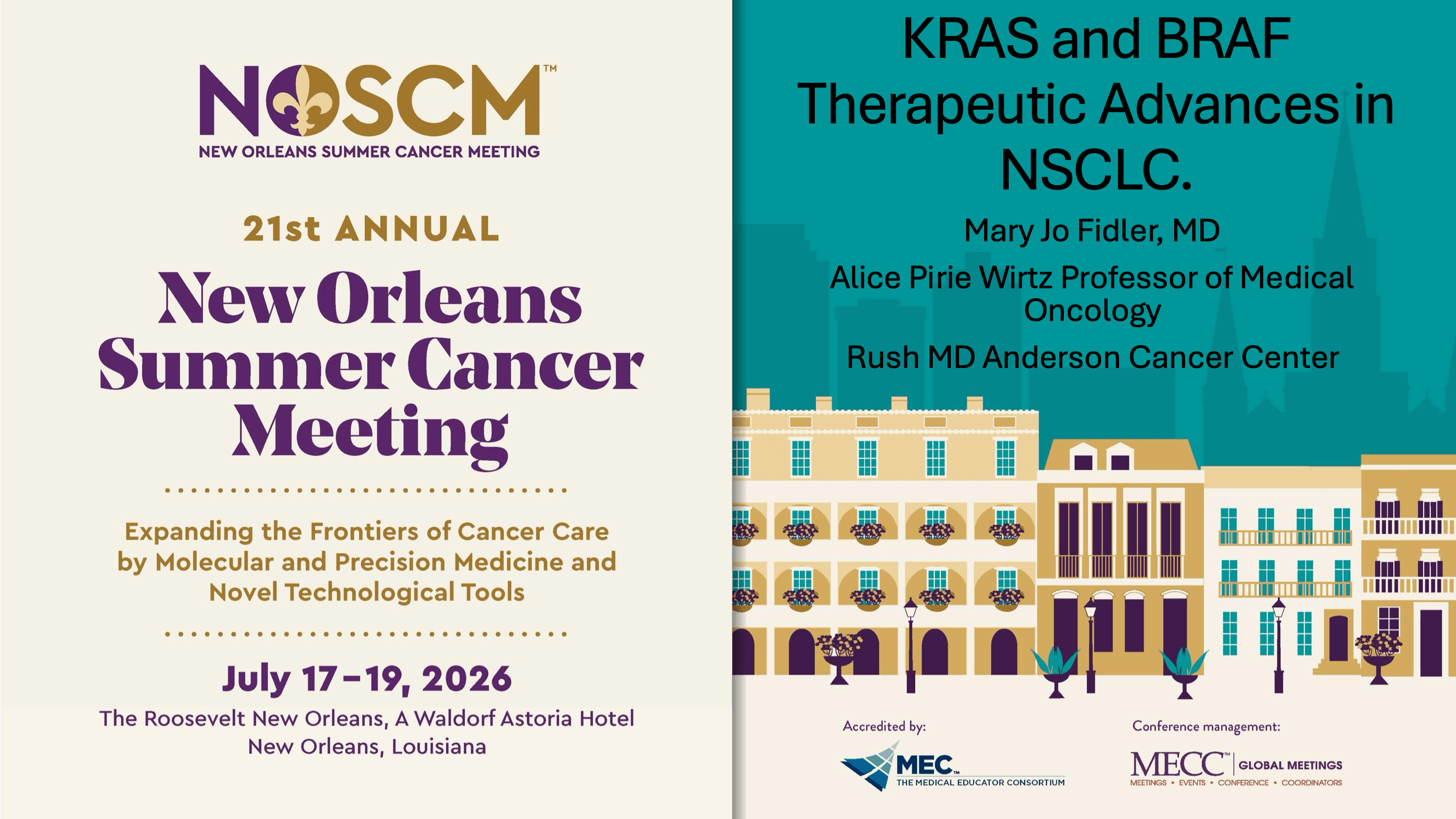 2026 NOSCM | KRAS and BRAF Therapeutic Advances in NSCLC
