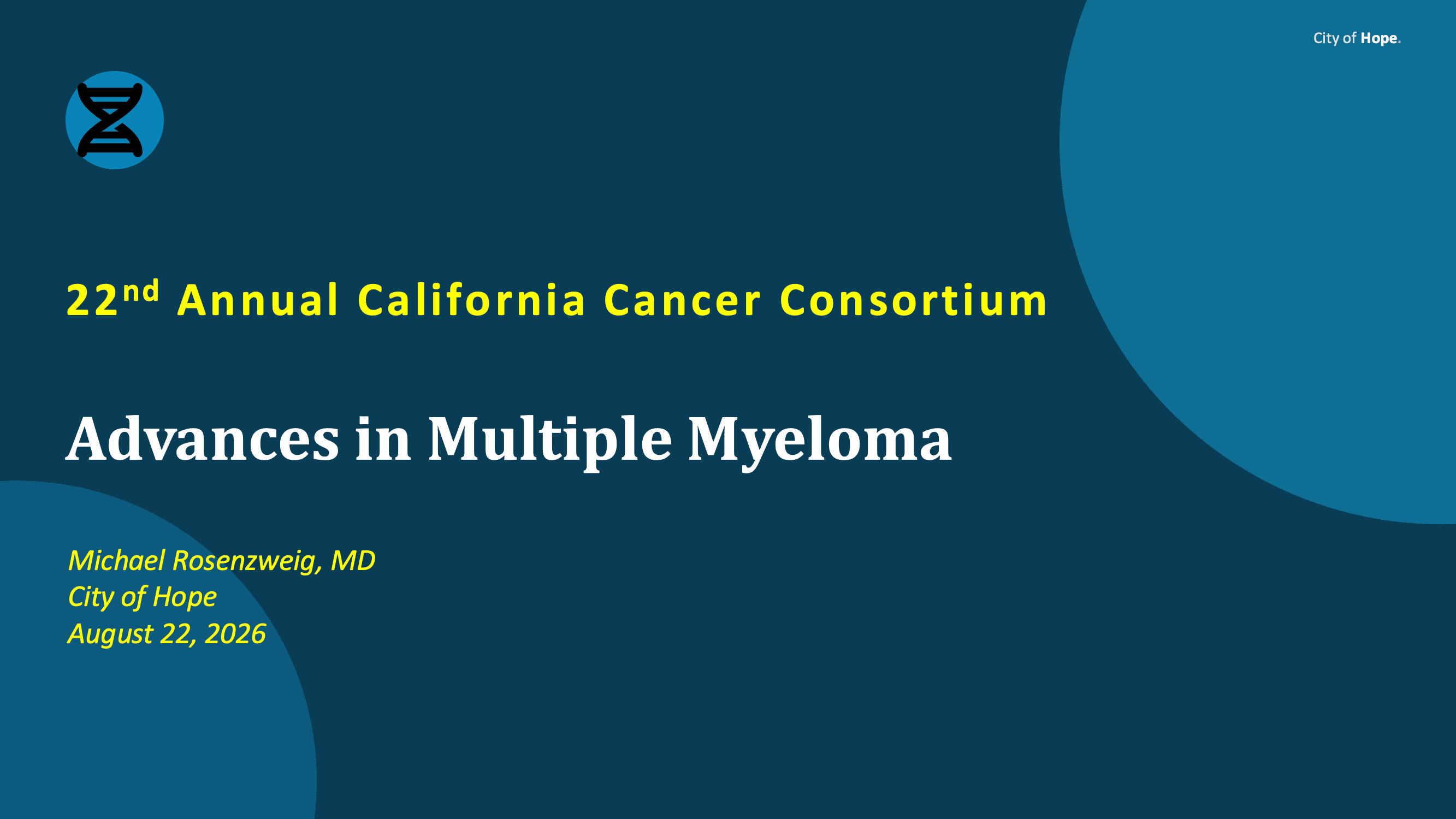 2026 CCC | Advances in Multiple Myeloma