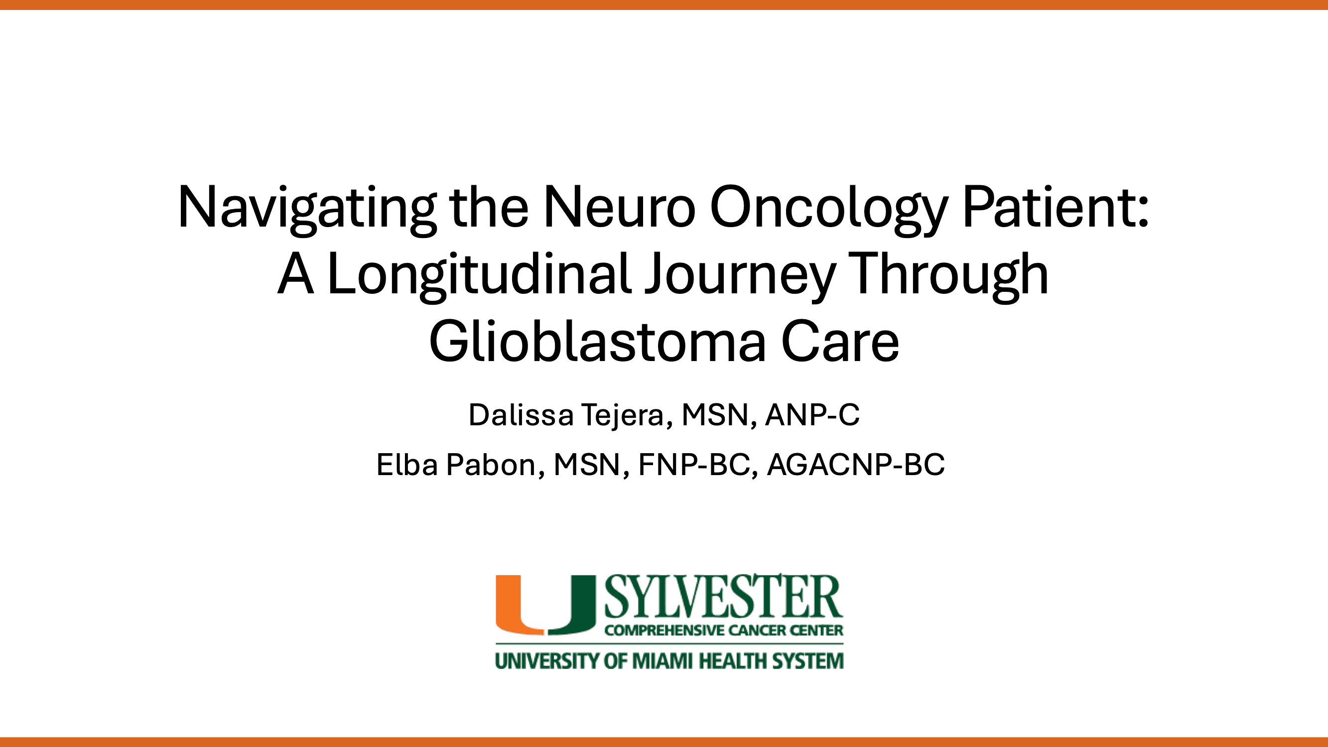 2026 APP | Navigating a Neuro-Oncology Patient