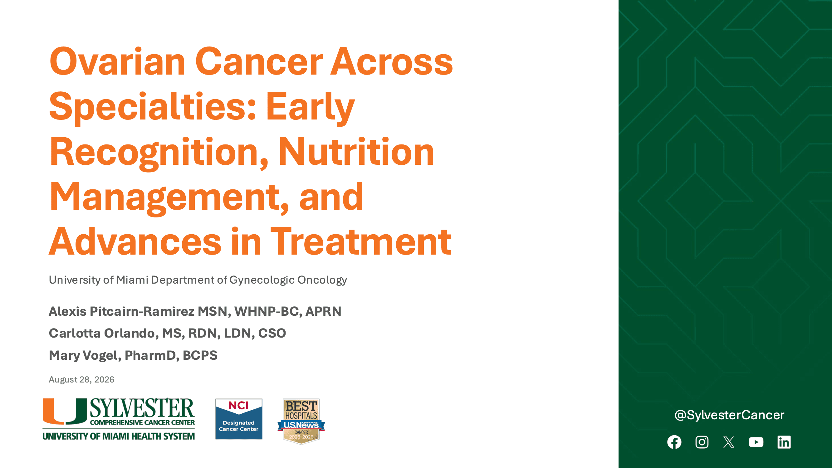 2026 APP | Overview and Updates on Ovarian Cancer
