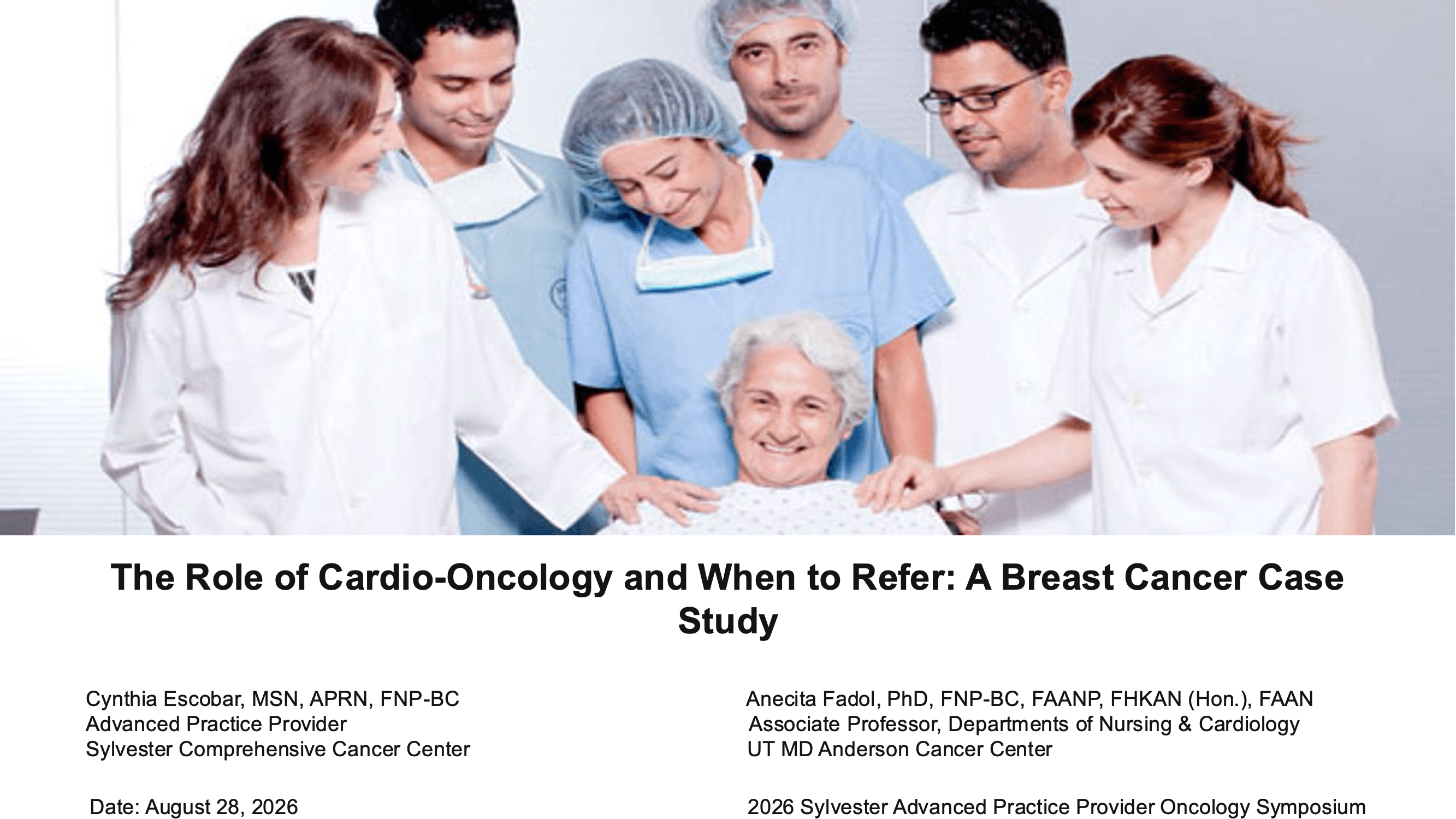 2026 APP | Role of Cardio-Oncology and When to Refer: A Breast Cancer Case Study