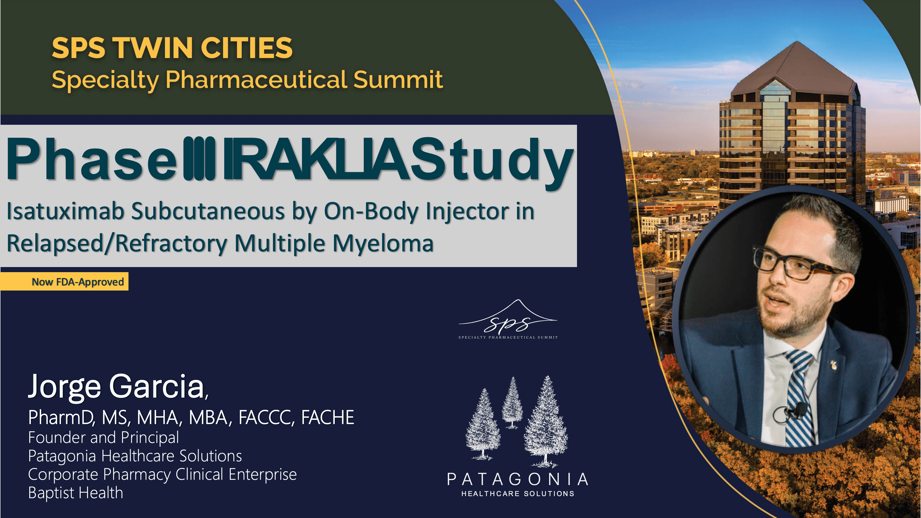 2026 SPS Twin Cities | Hyaluronidase Delivering New Subcutaneous Dosage Forms Throughout Various Therapeutic Areas: A Dive into Clinical, Safety, Practice and Economic Considerations