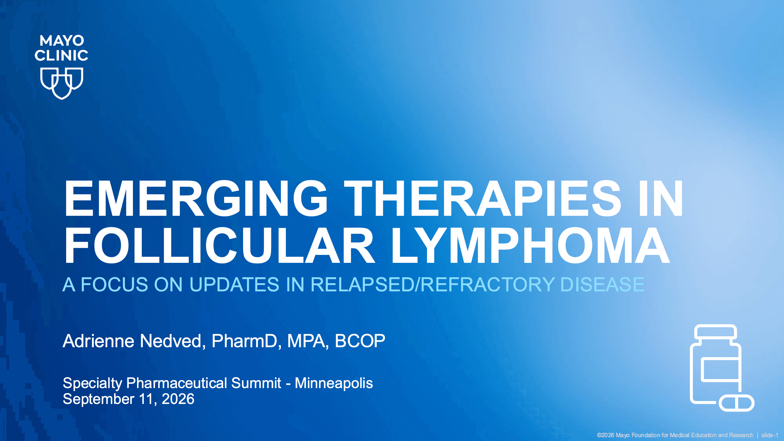 2026 SPS Twin Cities | Emerging Therapies in Relapsed/Refractory Follicular Lymphoma