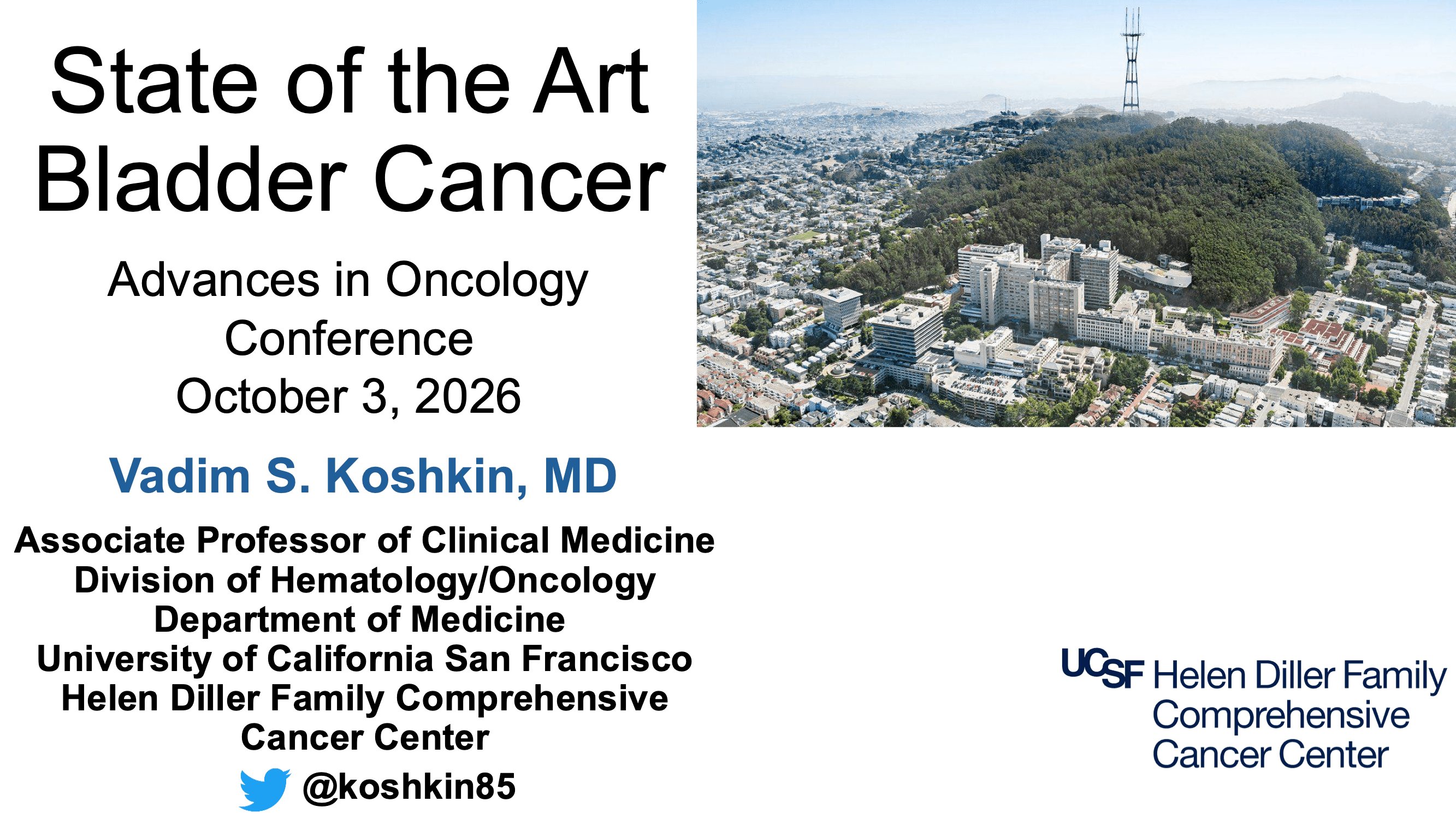 2026 AIO | State of the Art Bladder Cancer