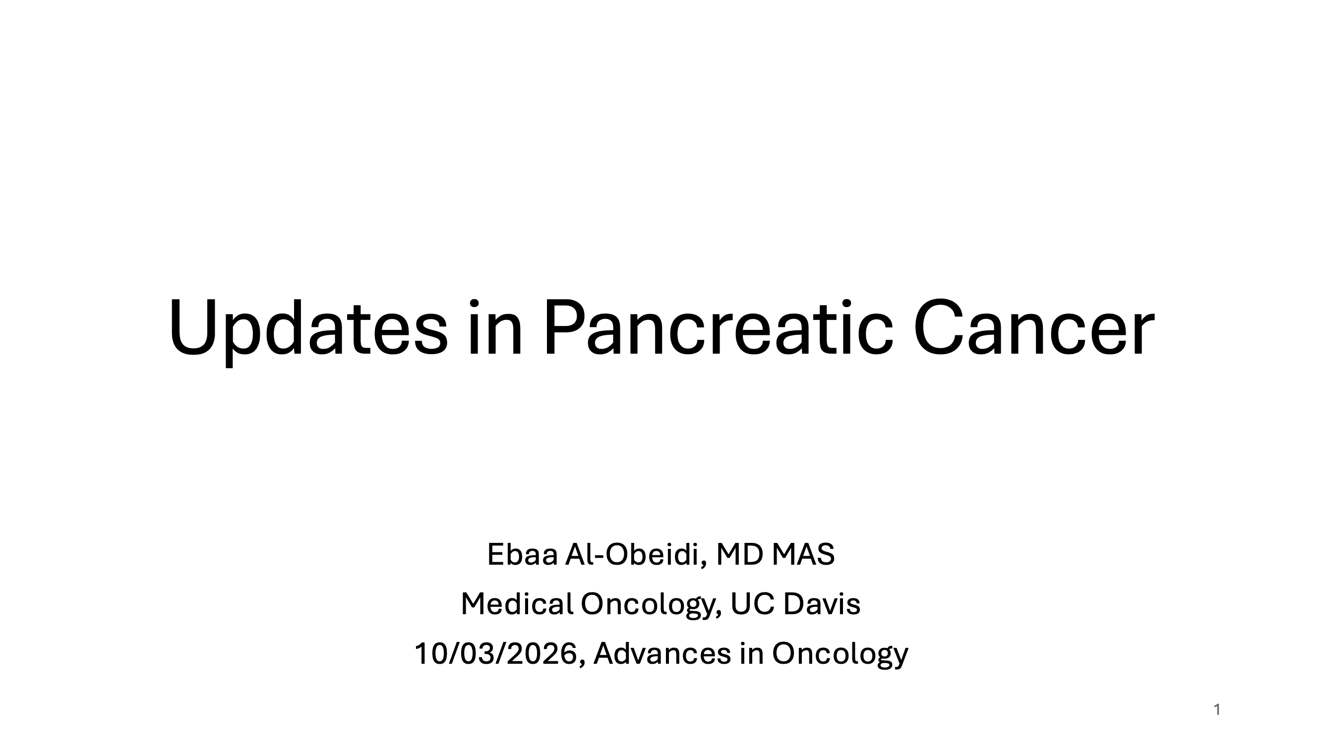 2026 AIO | Latest Advances in Gastrointestinal Cancers