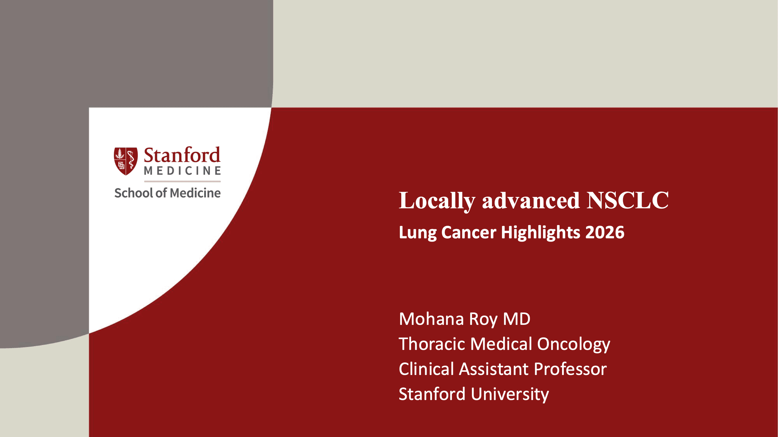 2026 Lung Cancer Highlights | What Is New In Locally Advanced NSCLC Management In 2026