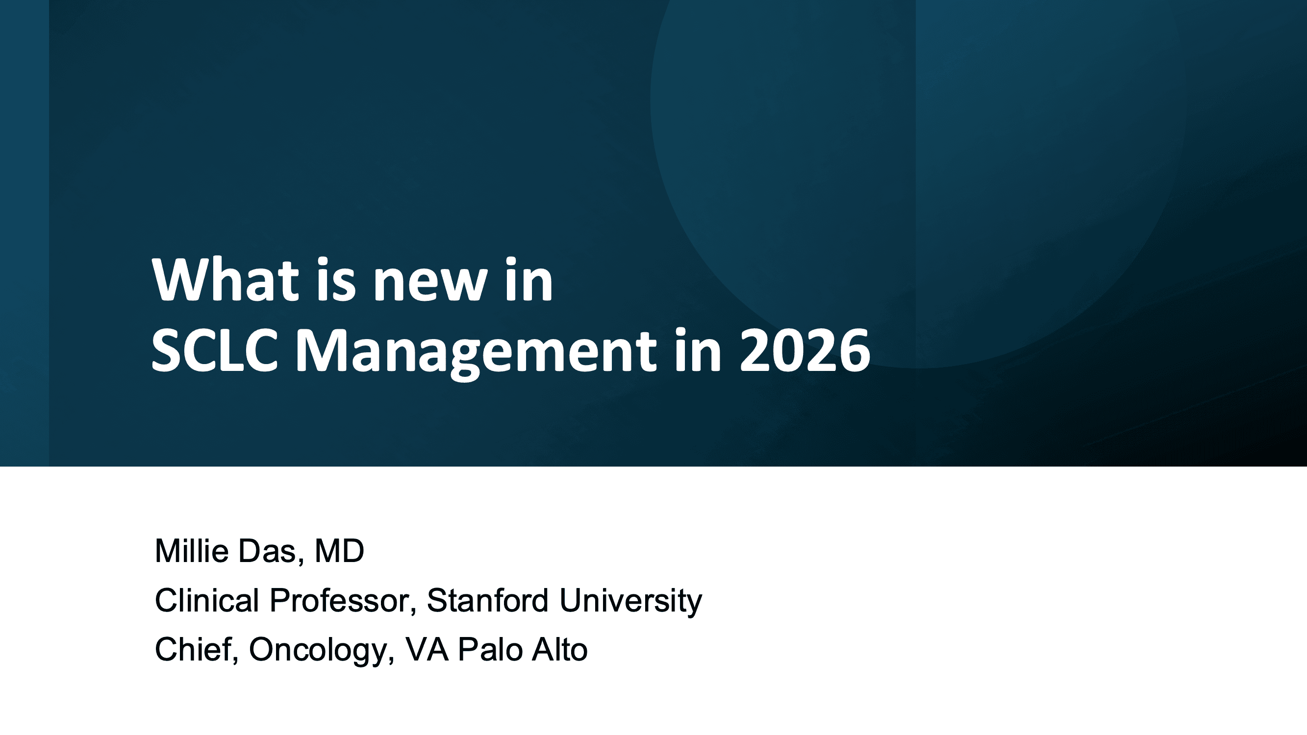 2026 Lung Cancer Highlights | What Is New In SCLC Management In 2026