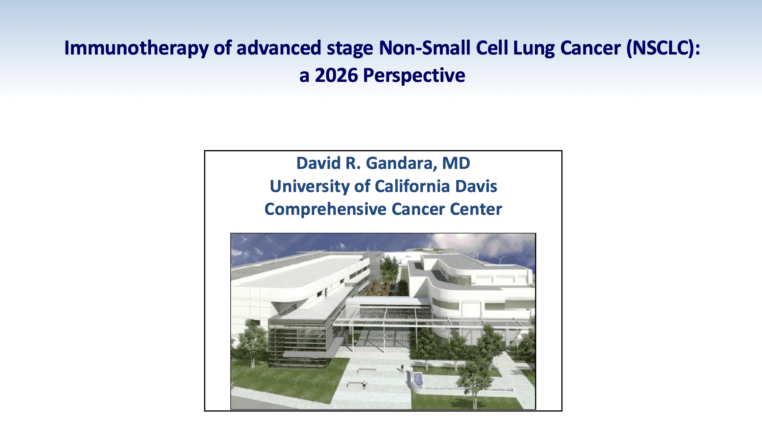 2026 Lung Cancer Highlights | What is New With Immune Therapy Approaches In Advanced Stage NSCLC in 2026