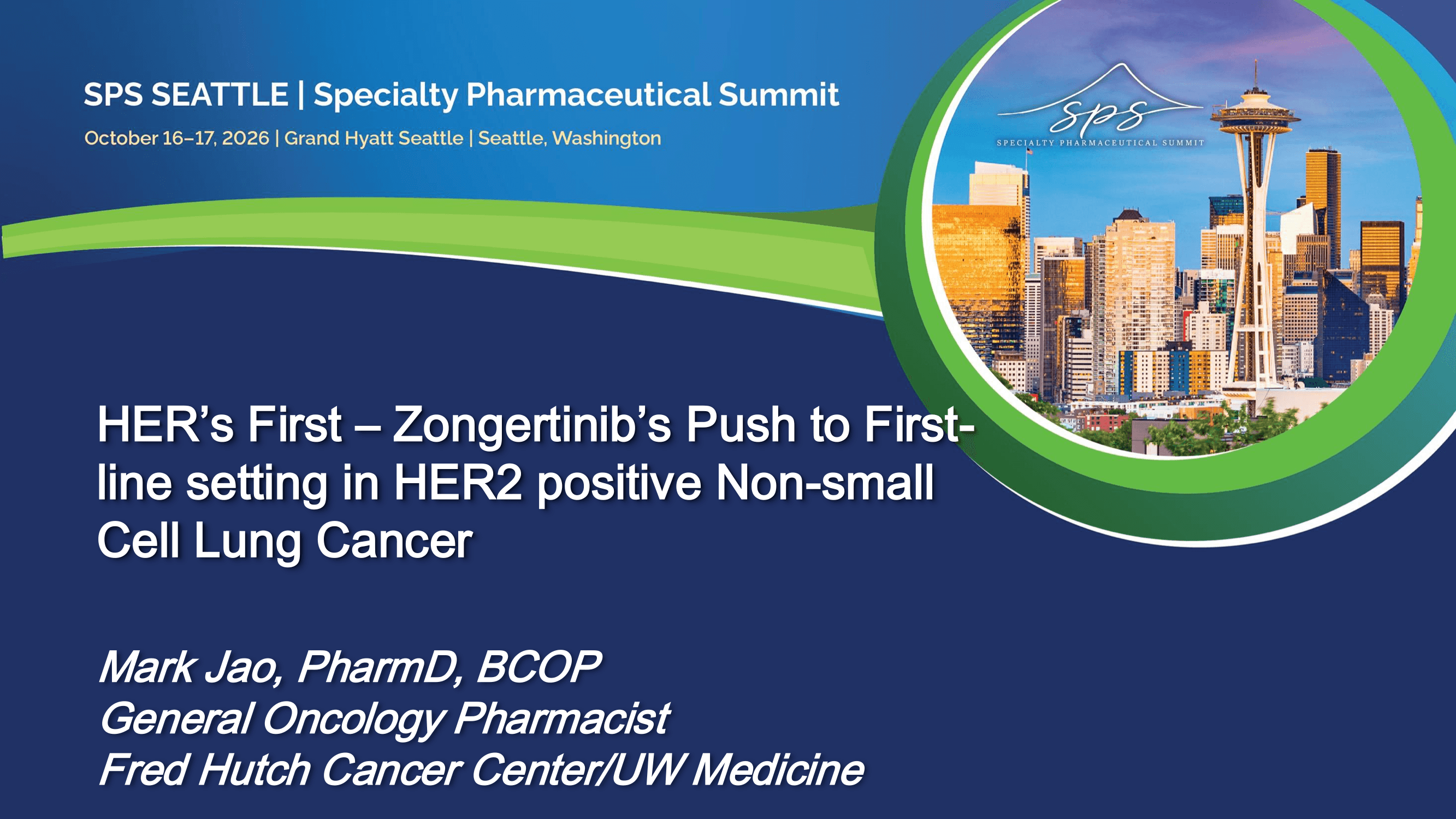 2026 SPS Seattle | HER’s First – Zongertinib’s Push to First-Line Setting in HER2 Positive Non-Small Cell Lung Cancer