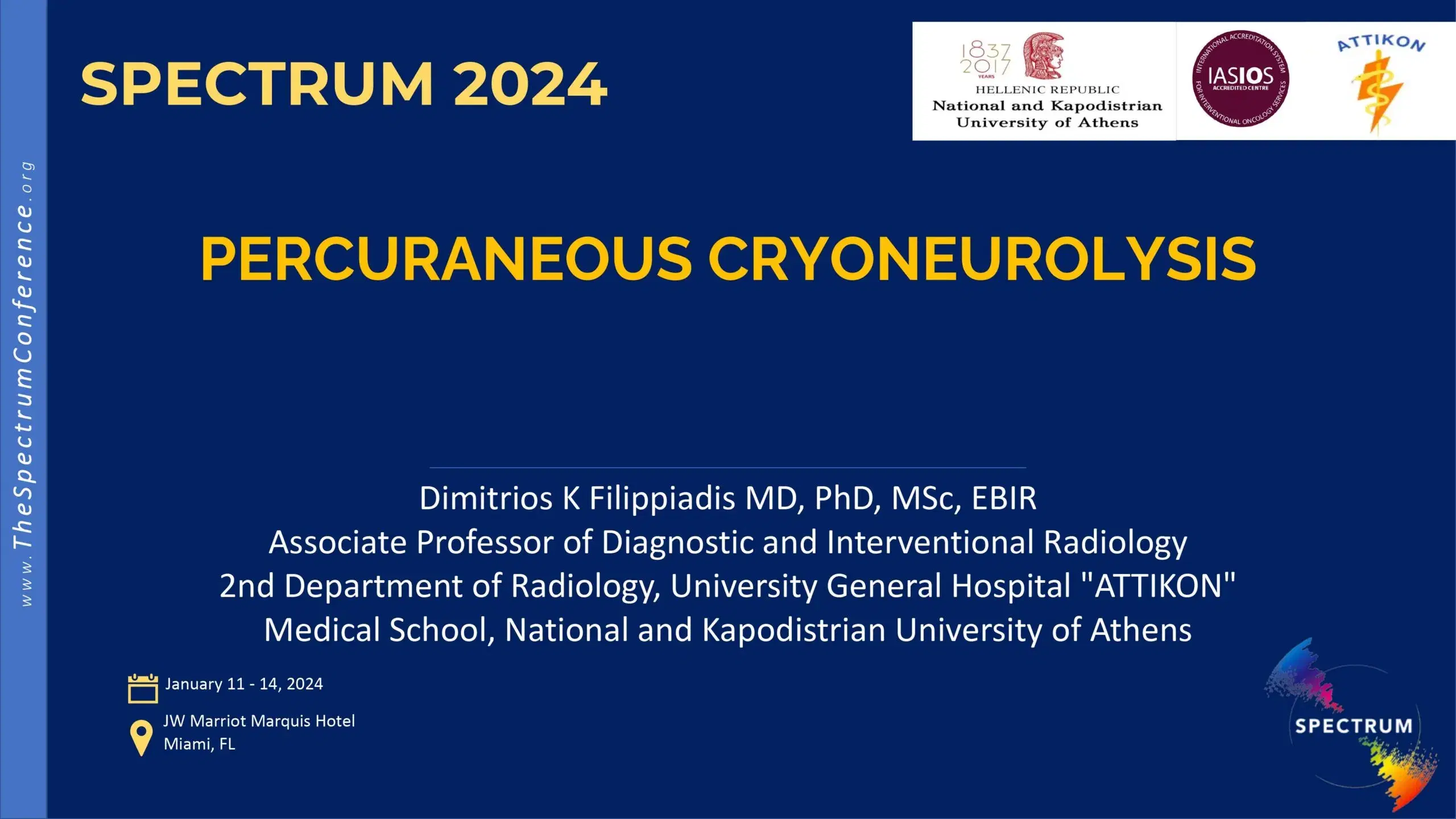 2024 SPECTRUM | Percutaneous Cryoneurolysis