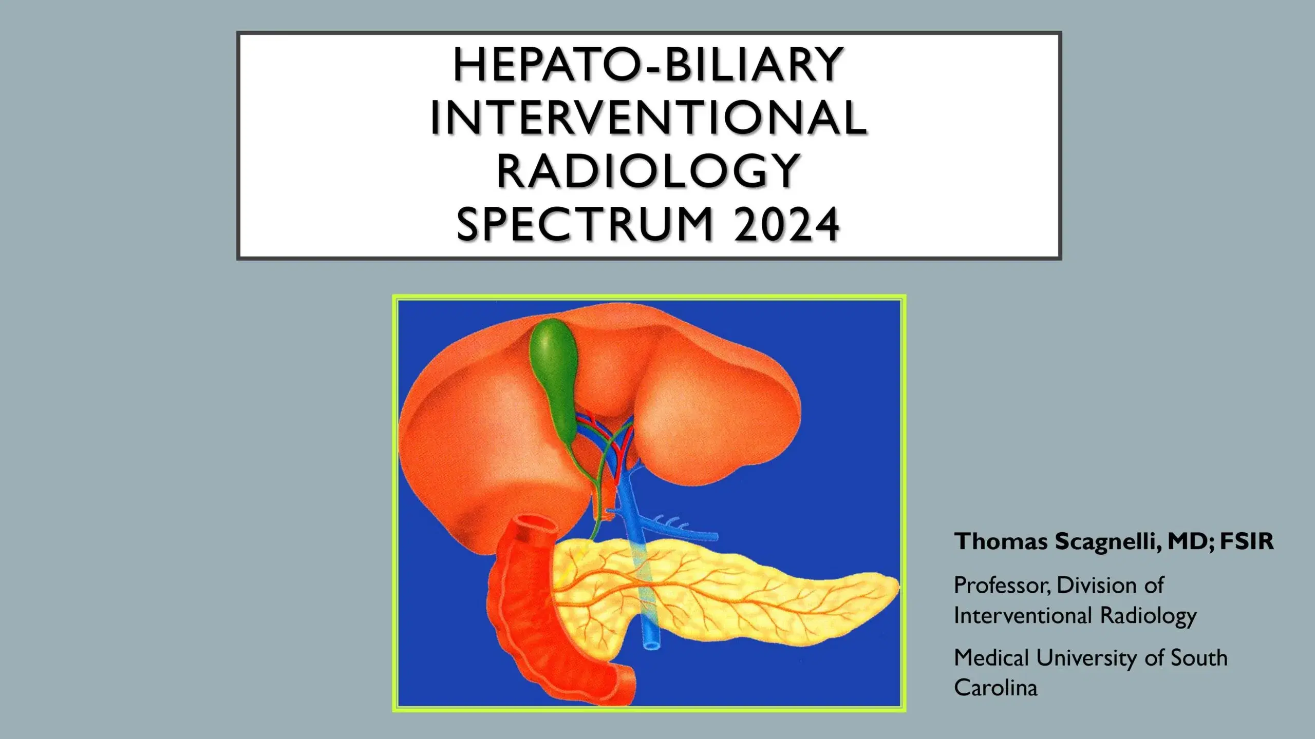 2024 SPECTRUM | Palliation for the Pancreatic Cancer Patient