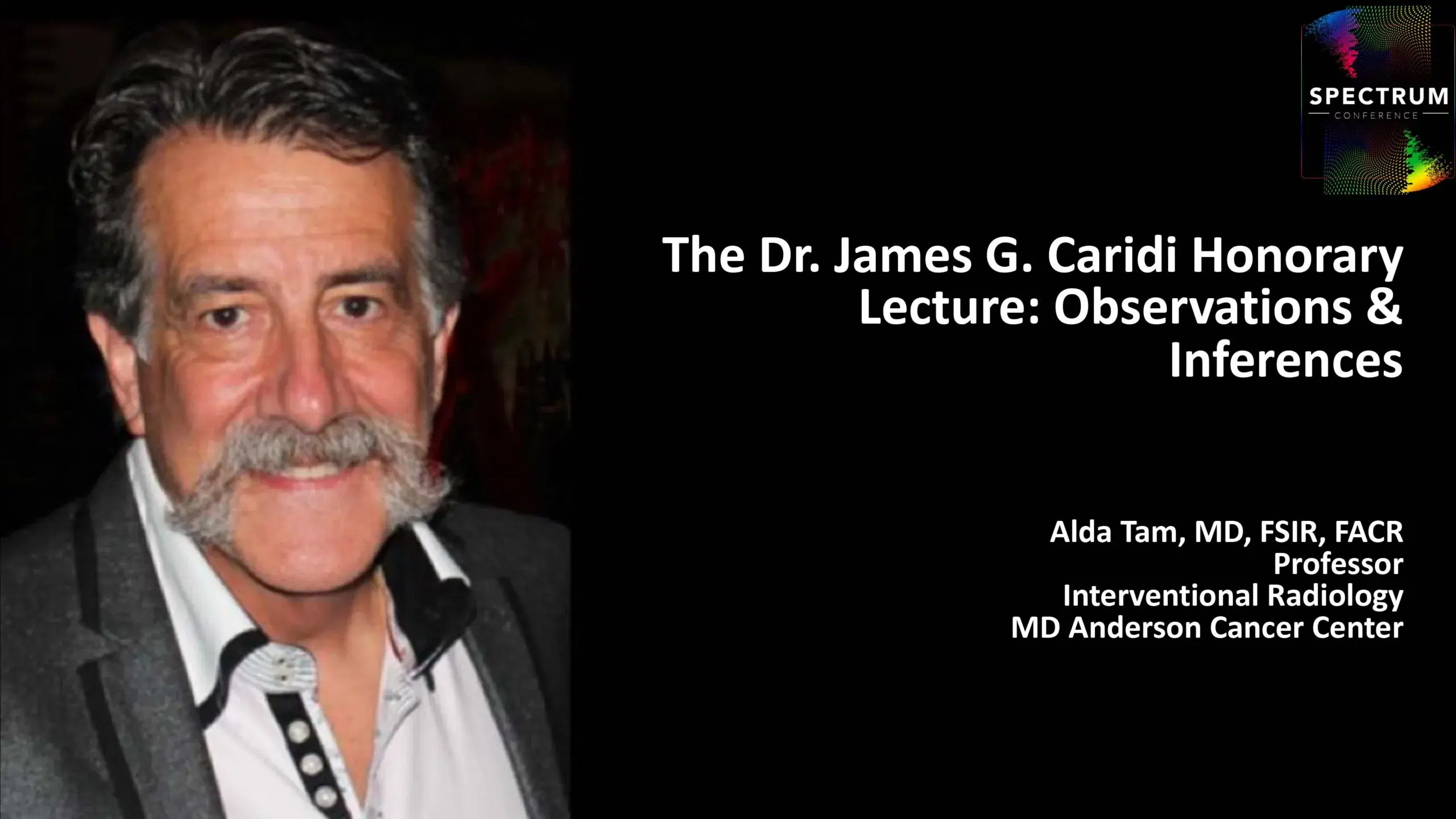2024 SPECTRUM | 3rd Annual James G. Caridi Lecture