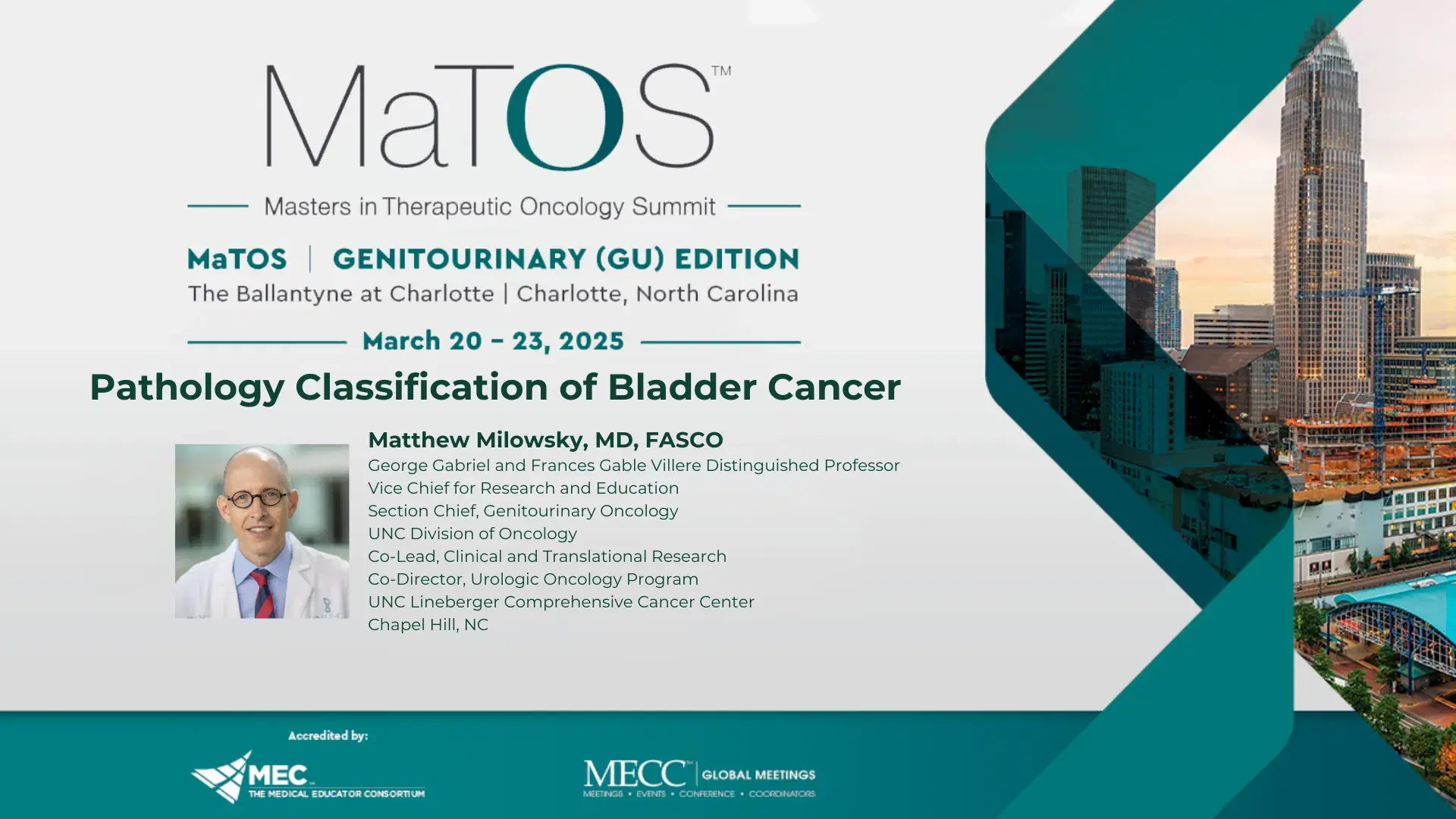2025 MaTOS GU | Pathology Classification of Bladder Cancer